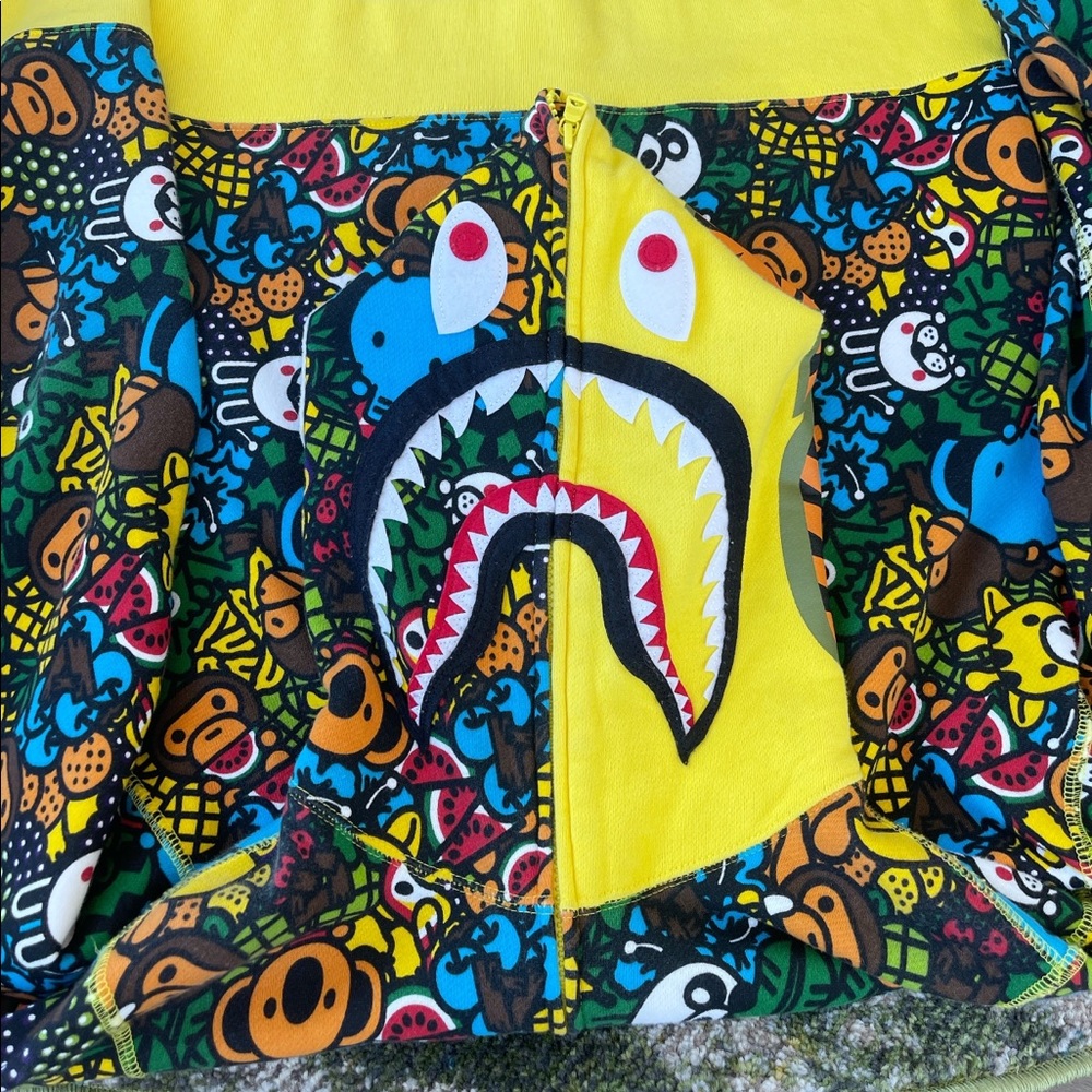 Bape Baby Milo Shark Full Zip Hoodie